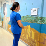 Imagen Mural Barco de Papel fue inaugurado