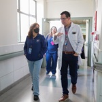 Imagen Minsal visitó HGGB para evaluar las estrategias CRR y CMA