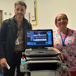 Imagen Servicio de Pediatría estrenó moderno ecocardiógrafo móvil