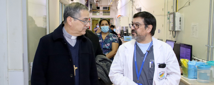 Imagen Nuevo Arzobispo de Concepción compartió con voluntariados