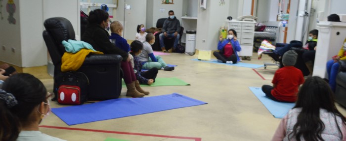 Imagen Yoga para apoyar pacientes de oncohematología